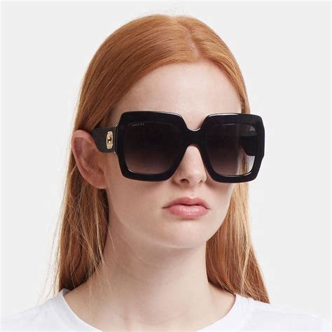 gucci sunglasses gg0053s|Gucci oversized square sunglasses.